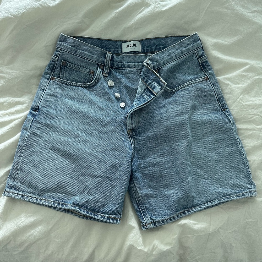 Agolde Criss Cross shorts/ size 26